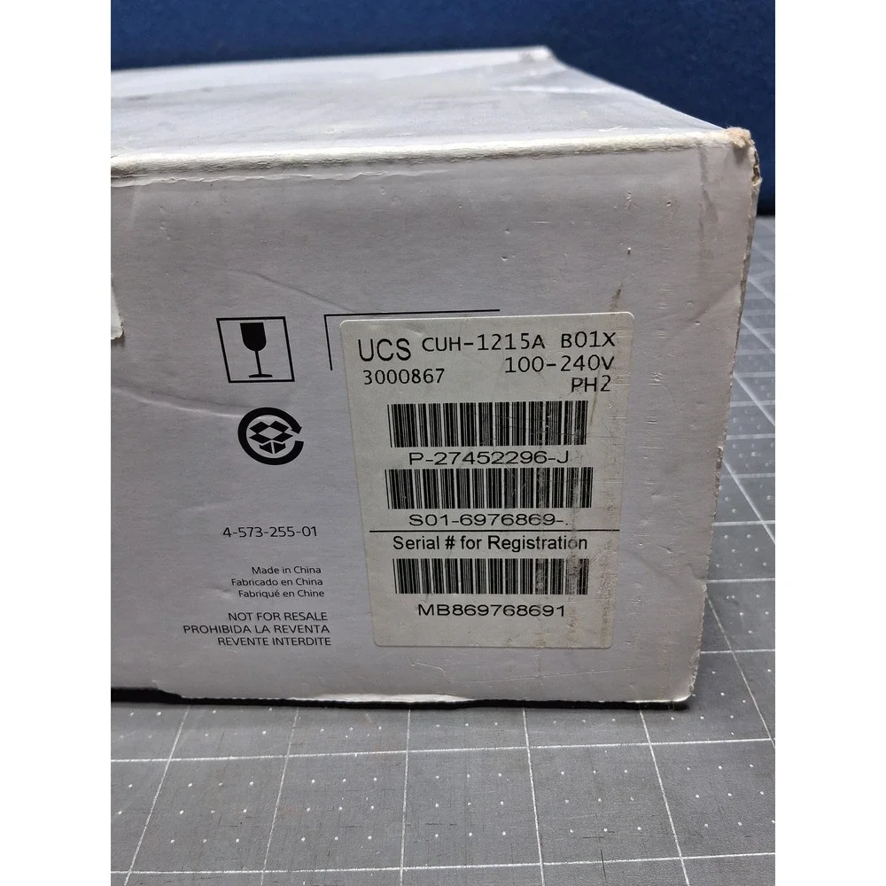 Sony PlayStation 4 Console Box White CUH1215A Replacement Packaging Box ONLY